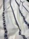 Most Premium Pure Quality Of Kora Cotton Fabric - Fine Thread Embroidery