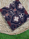 Most Traditional Premium Quality Of Pure Kalamkari Ajrakh Printed Fabric - On Pure Cotton 80*80