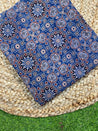 Most Traditional Premium Quality Of Pure Kalamkari Ajrakh Printed Fabric - On Pure Cotton 80*80