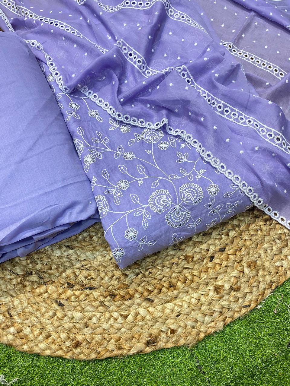 Most Premium Quality Of Pure Cotton 80*80 Suits With Mulmul Dupatta