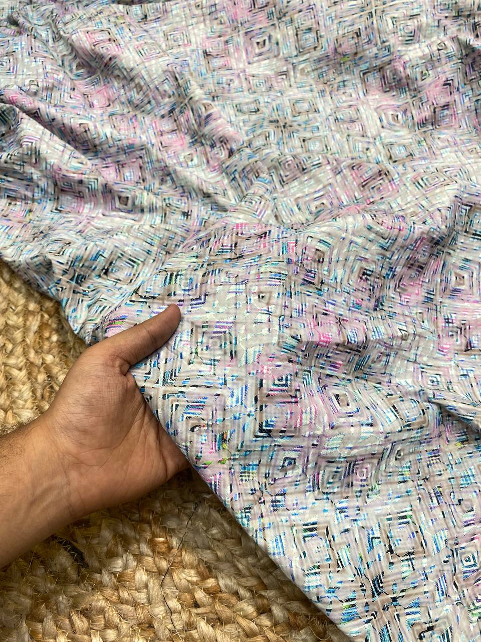 Most Premium Collection Of Pure Cotton 80*80 Fabric - With Lucknowi & Printed Work