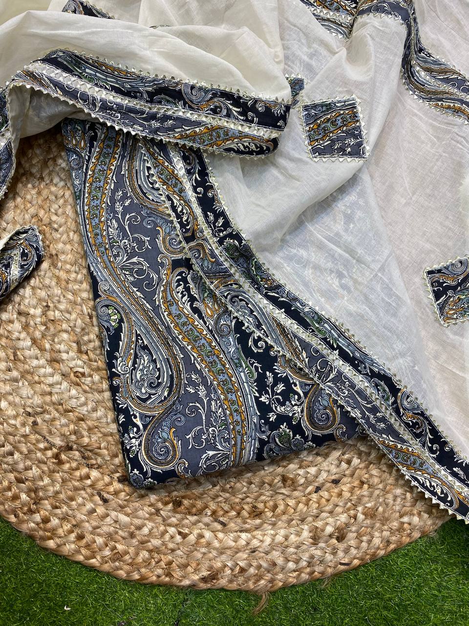 Most Premium Cotton 80*80 Suits With Dupatta & Bottom