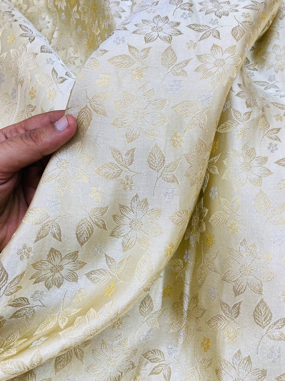 Most Premium Super Quality Handloom Banarasi Brocade FABRIC