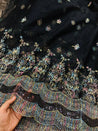 Most Premium Net Fabric Dori Work Embroidery (Big WIDTH!!)