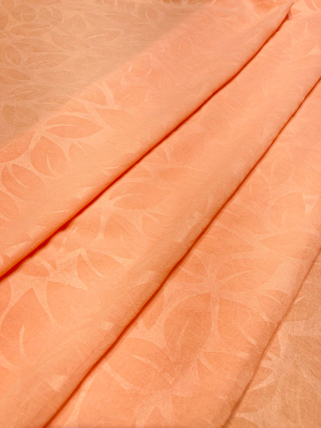 Most Premium Pure Viscose Georgette Crepe Fabric With SELF Weaving (Big WIDTH!!)