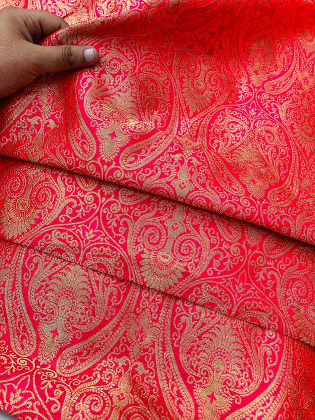 Most Premium Super Quality Handloom Banarasi Brocade FABRIC