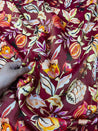 Premium Kanjivaram COSMOS Silk Fabric - DIGITAL PRINTED
