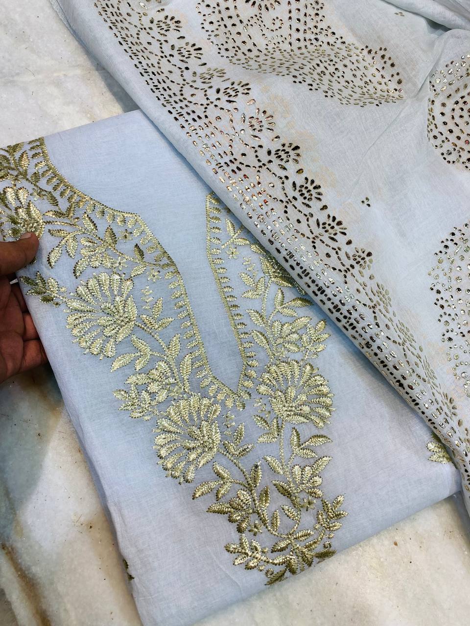 Premium Pure Suit With Dupatta (Complete Suit) on SALE Prices