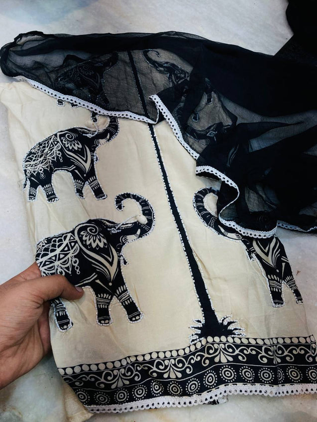 Premium Pure Suit With Dupatta (Complete Suit) on SALE Prices