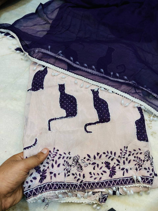 Premium Pure Suit With Dupatta (Complete Suit) on SALE Prices
