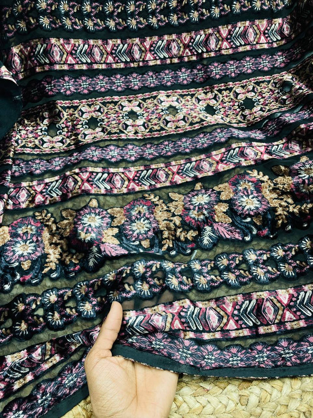 Cut Piece SALE- Premium Designer FABRICS IN SALE - Cut SIZE 1 Meter
