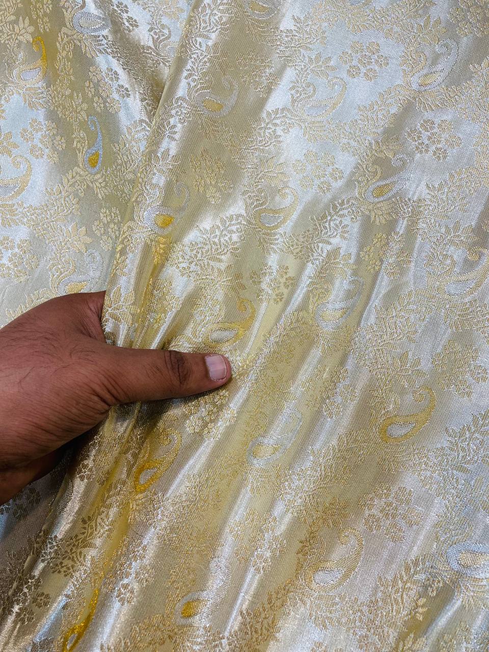 Most Premium Super Quality Handloom Banarasi Brocade FABRIC