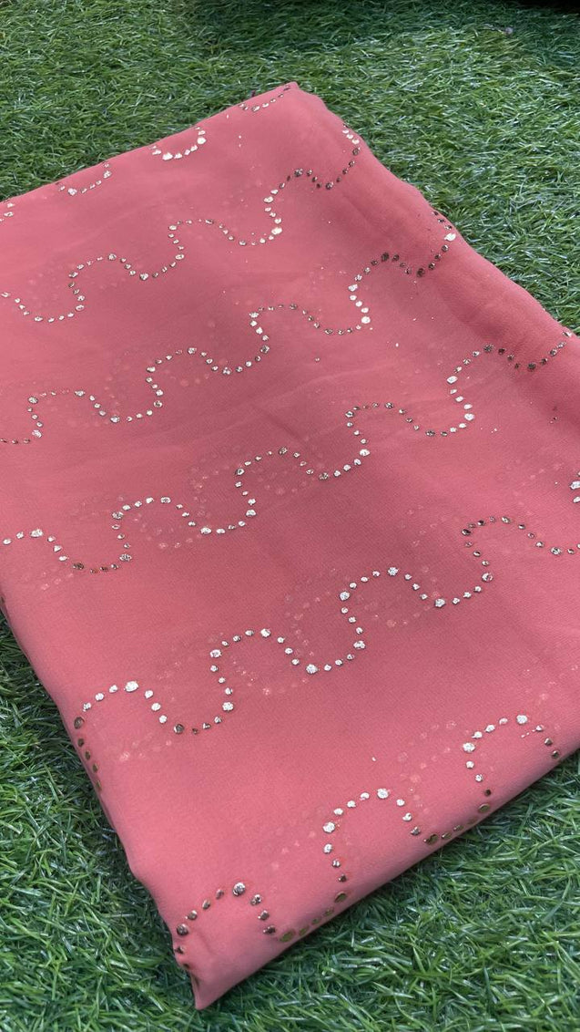 PREMIUM Embroidered  FABRIC On SALE Cut Size Of 2.50 Meter