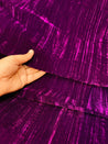 Premium Imported Crushed Velvet 9000 FABRIC - Purple