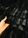 Premium Imported Crushed Velvet 9000 FABRIC - BLACK