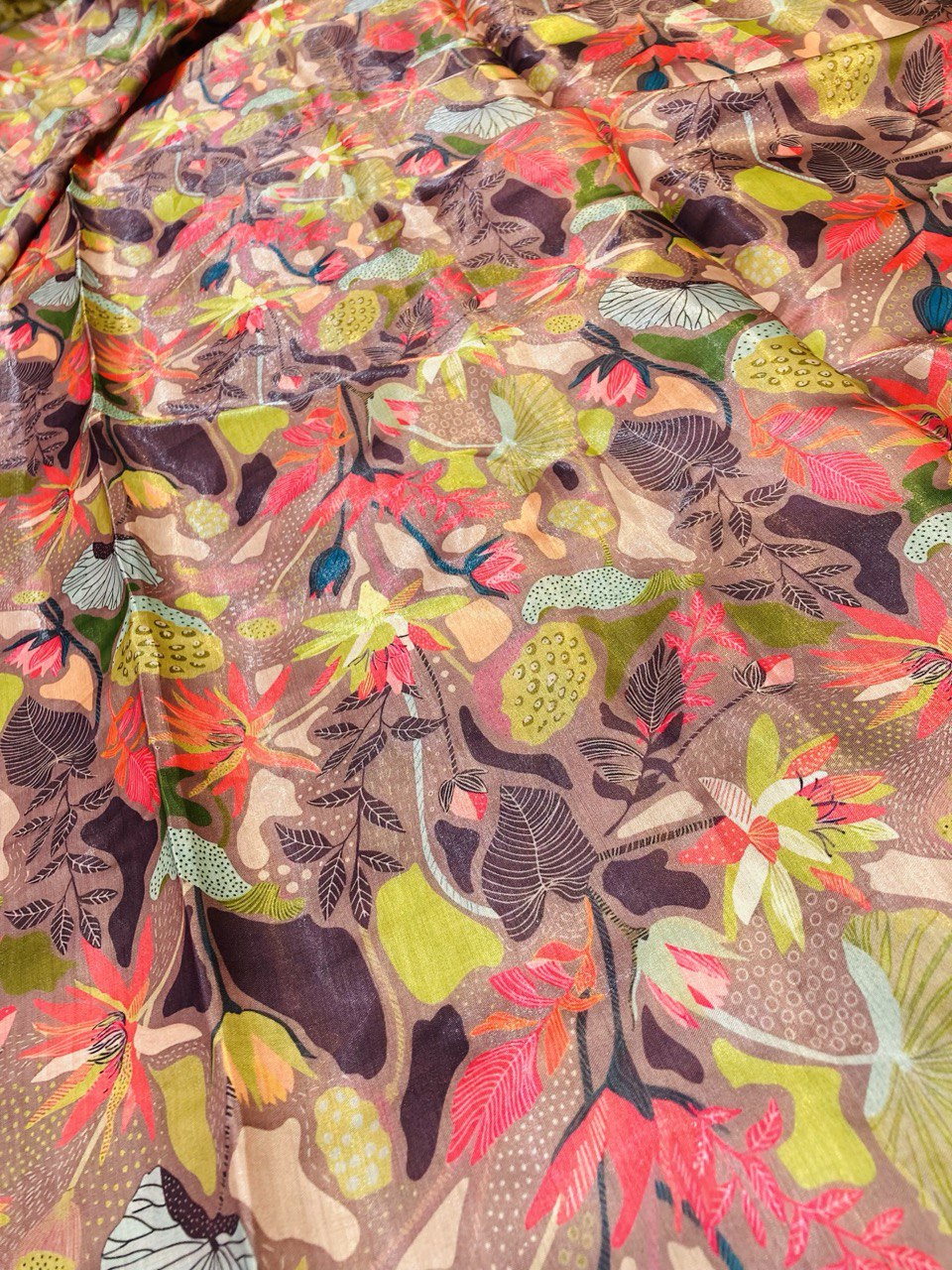 (Cut Piece SALE Fabric) Premium Pure Digital Printed FABRIC (Cut SIZE: 1. Meter)