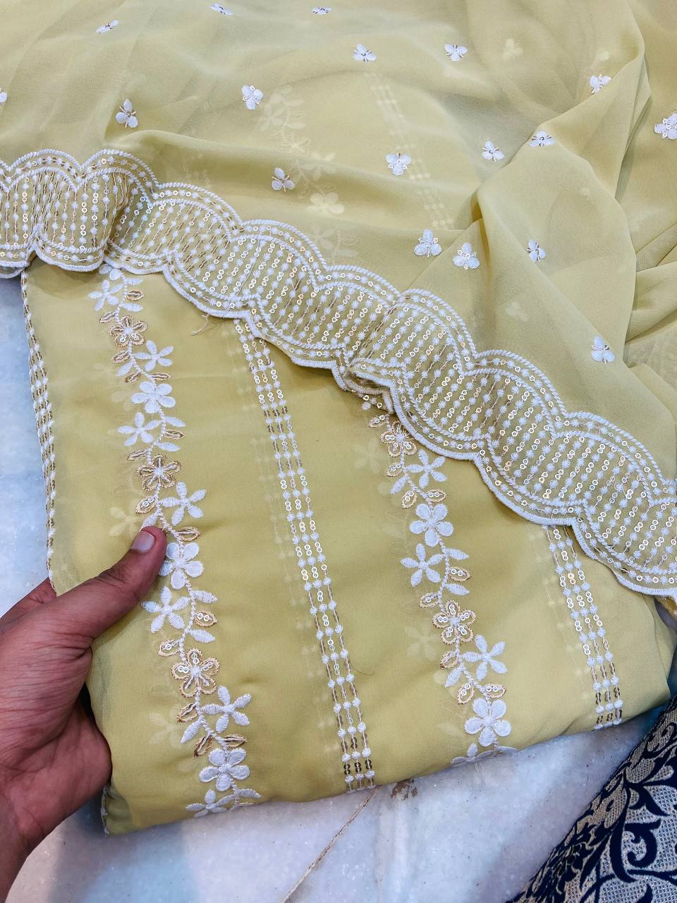 Premium Pure Suit With Dupatta (Complete Suit) on SALE Prices