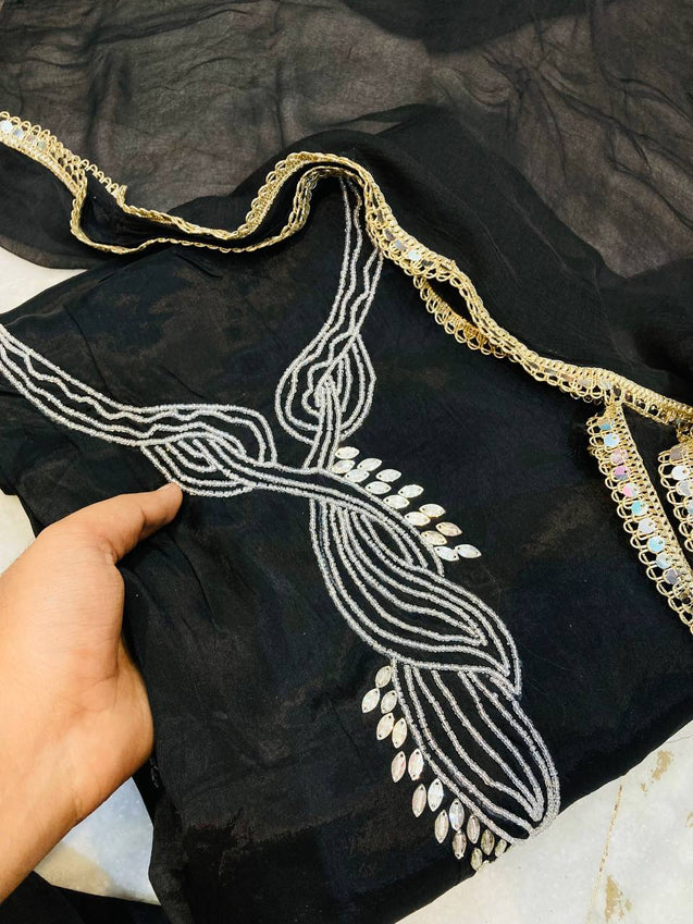 Premium Pure Suit With Dupatta (Complete Suit) on SALE Prices