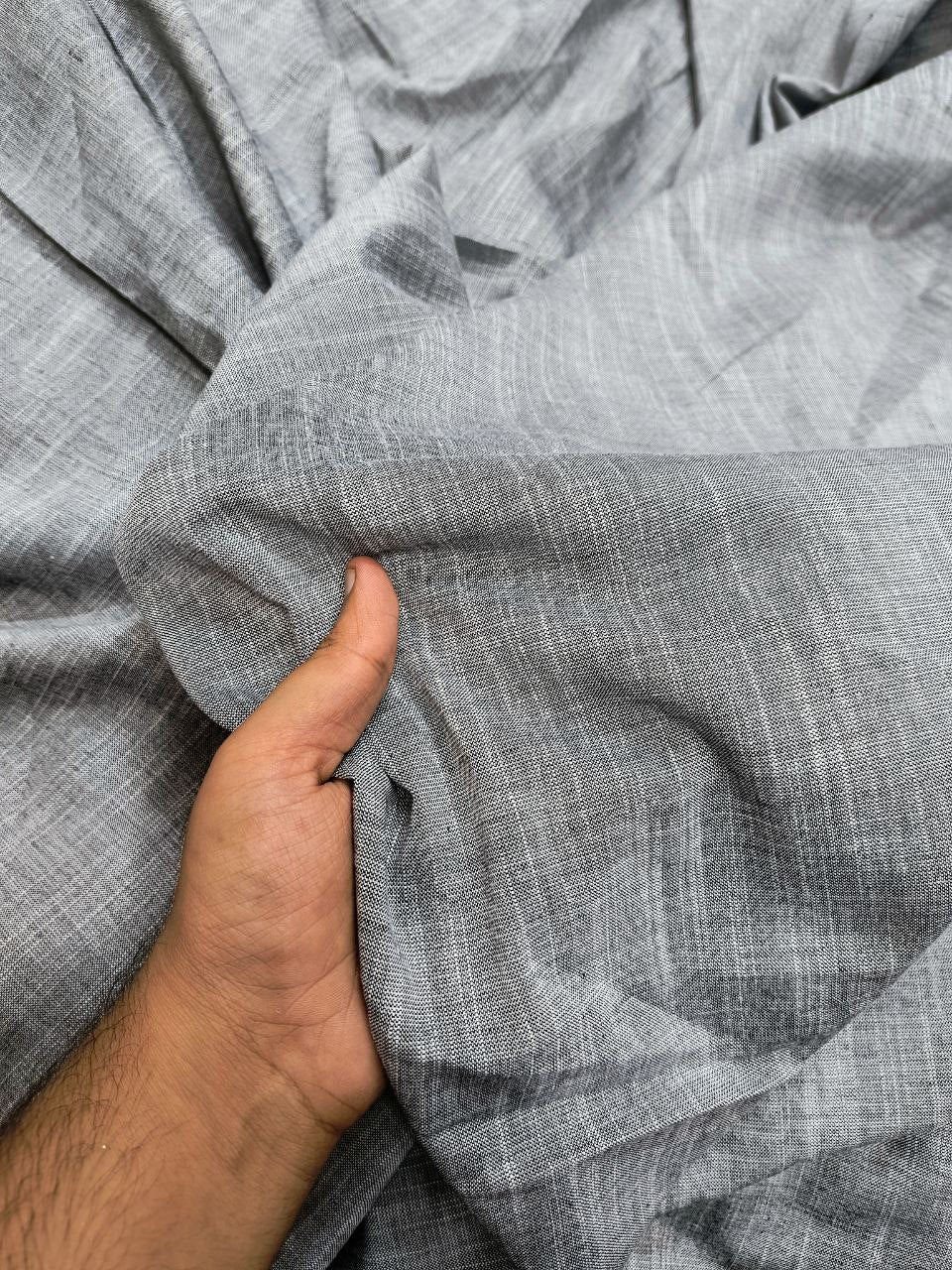 Premium Pure Cotton Denim Semra Coloured (GREY)