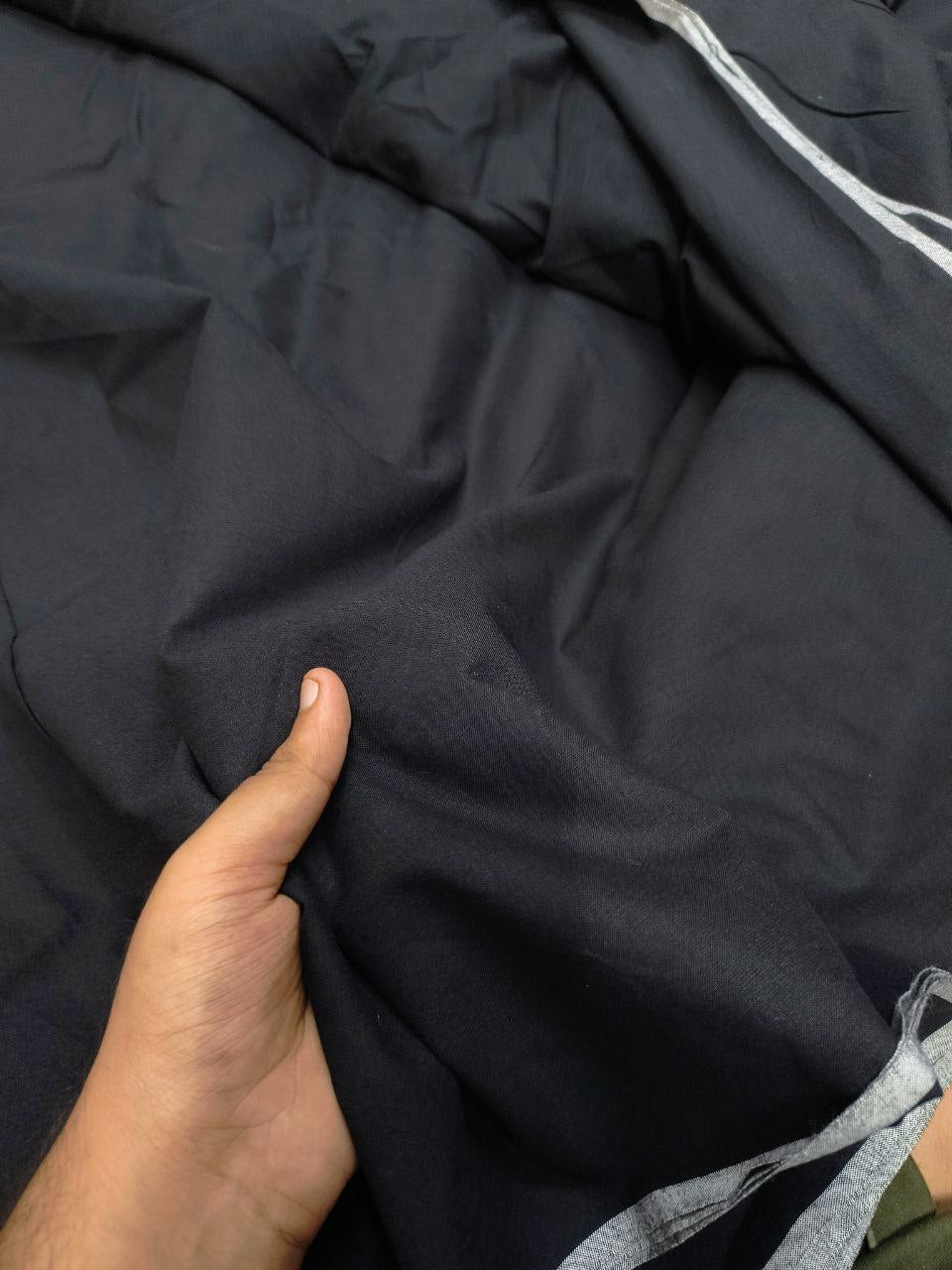 Premium Pure Cotton Denim Semra Coloured (ALL BLACK)