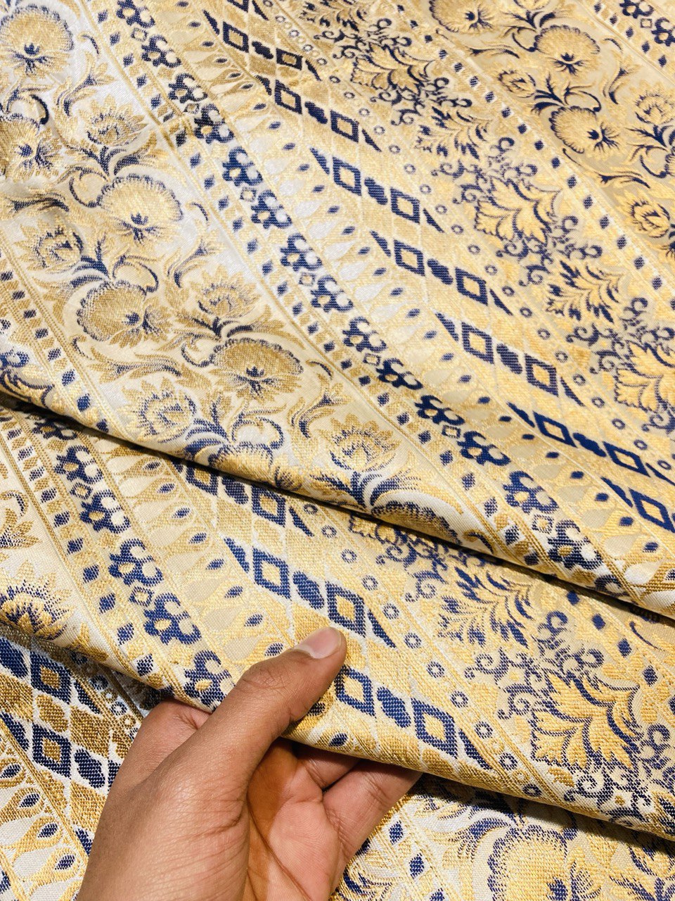 Most Premium Super Quality Handloom Banarasi Brocade FABRIC (Big WIDTH!!)