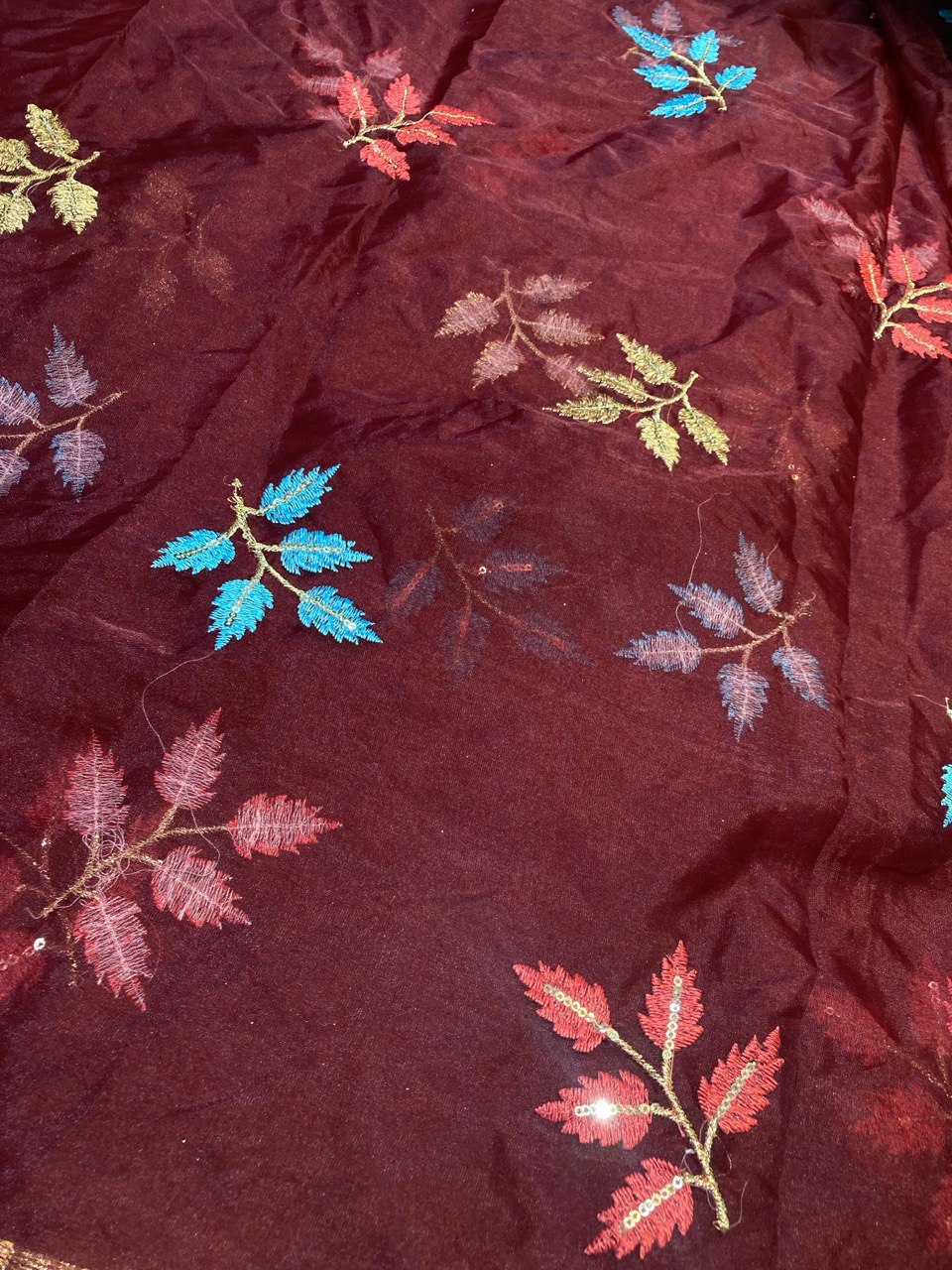 (Cut Piece SALE Fabric) Premium Pure  Fabric (Cut SIZE: 4.20 Meter)