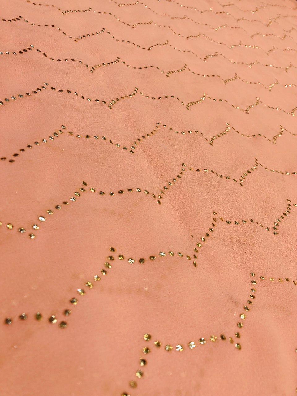 (Cut Piece SALE Fabric) Premium Pure  Fabric (Cut SIZE: 3.40 Meter)