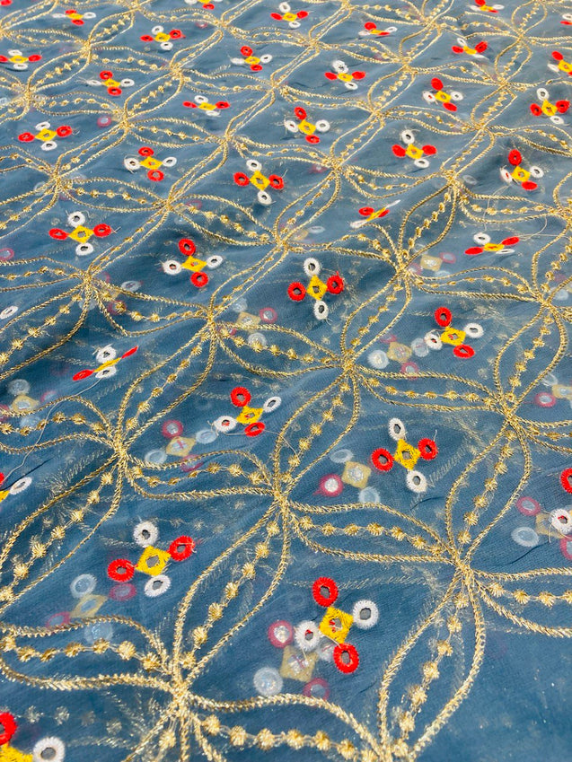 (Cut Piece SALE Fabric) Premium Pure  Fabric (Cut SIZE: 3.50 Meter)