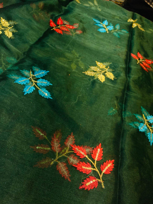 (Cut Piece SALE Fabric) Premium Pure  Fabric (Cut SIZE: 5.50 Meter)