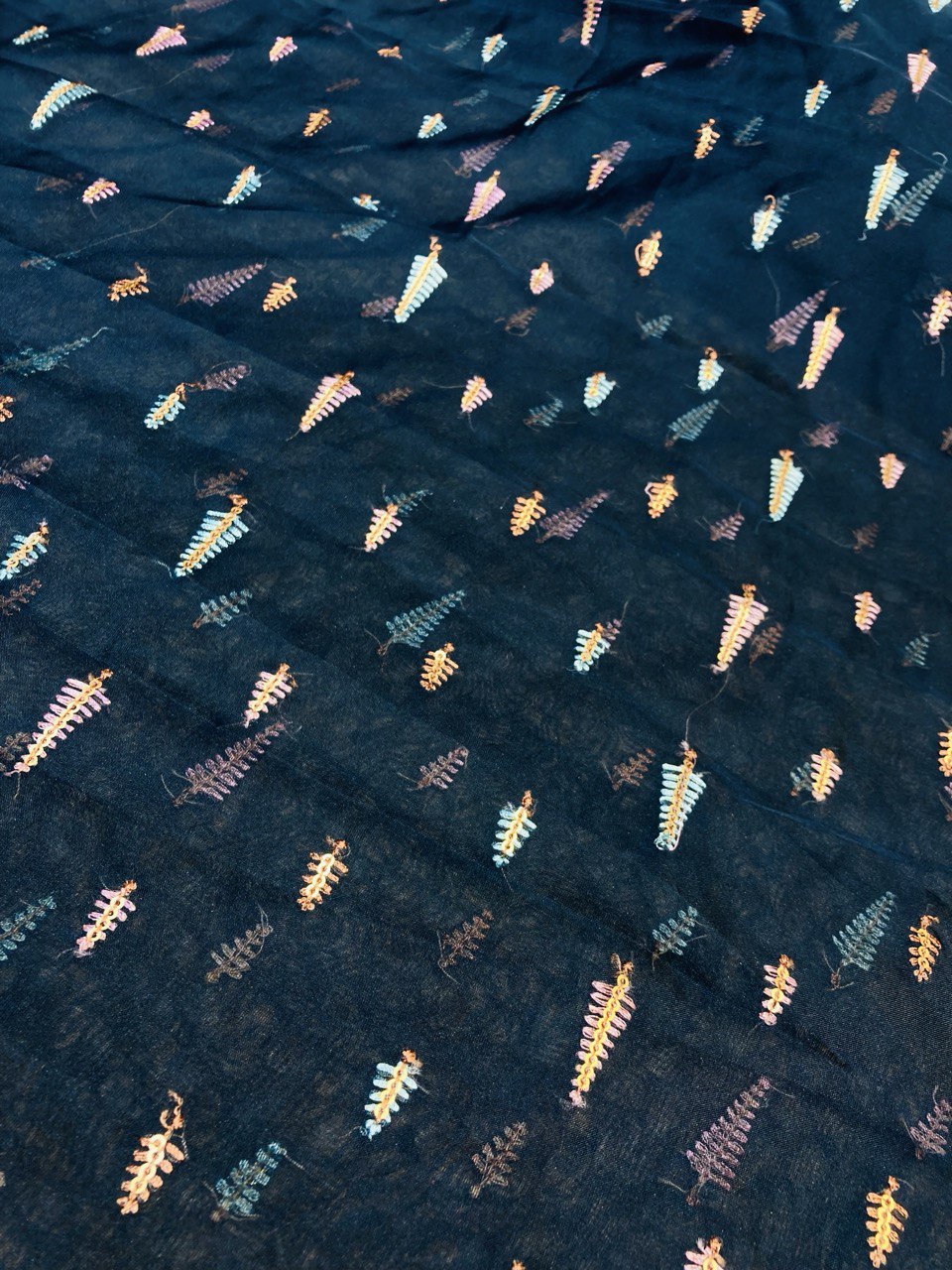 (Cut Piece SALE Fabric) Premium Pure  Fabric (Cut SIZE: 5.30 Meter)