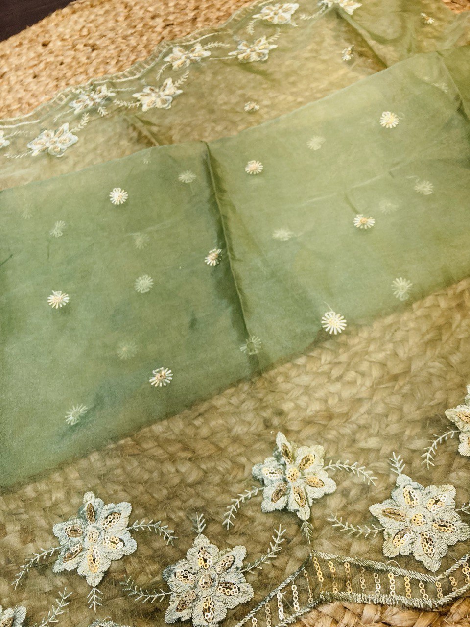 (Cut Piece SALE Fabric) Premium Pure  Fabric (Cut SIZE: 0.80 Meter)