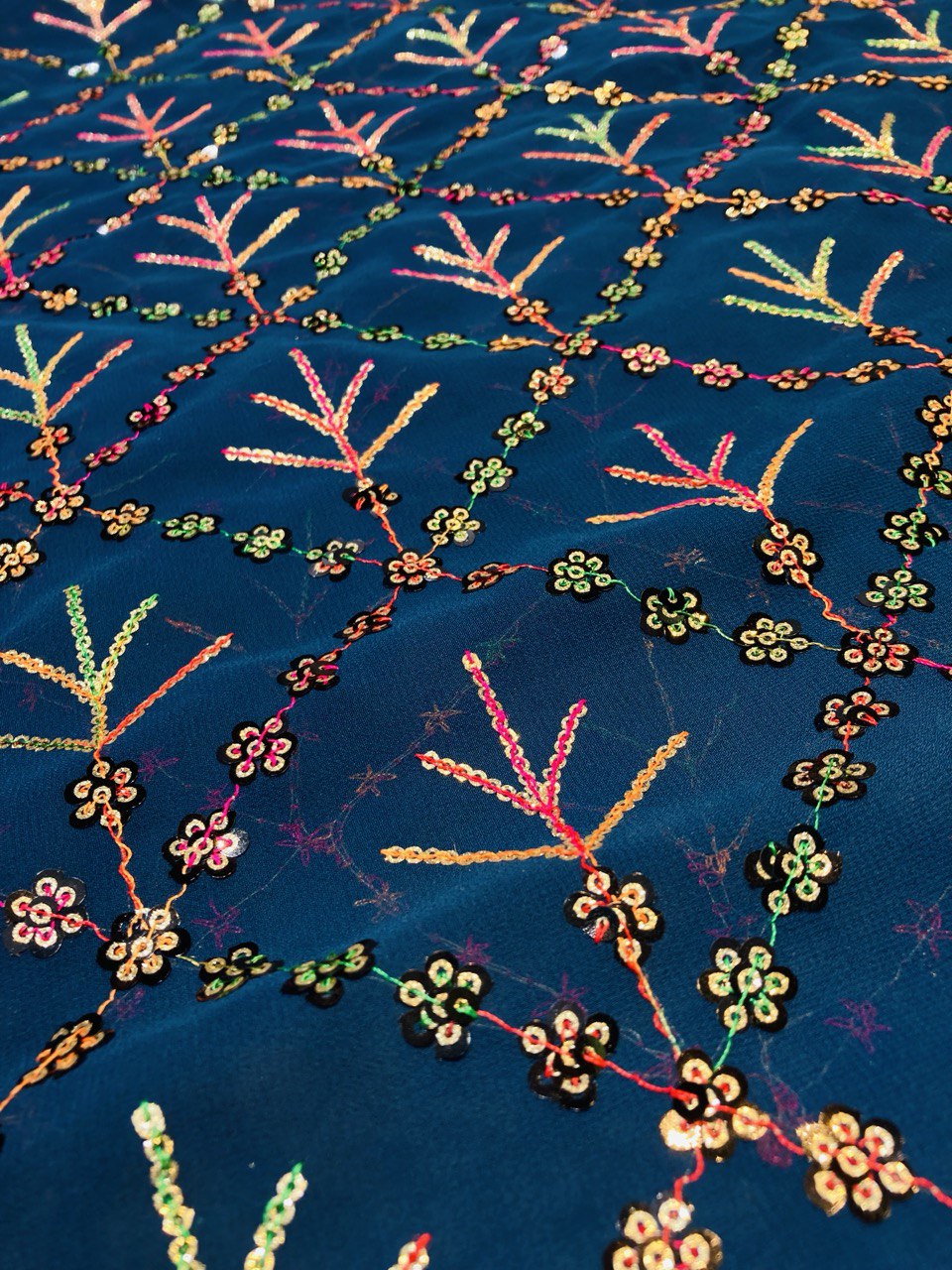 (Cut Piece SALE Fabric) Premium Pure  Fabric (Cut SIZE: 2.90 Meter)