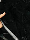 Premium Pure Velvet 9000 FABRIC (Complete 5 Meter FABRIC) -  ALL BLACK