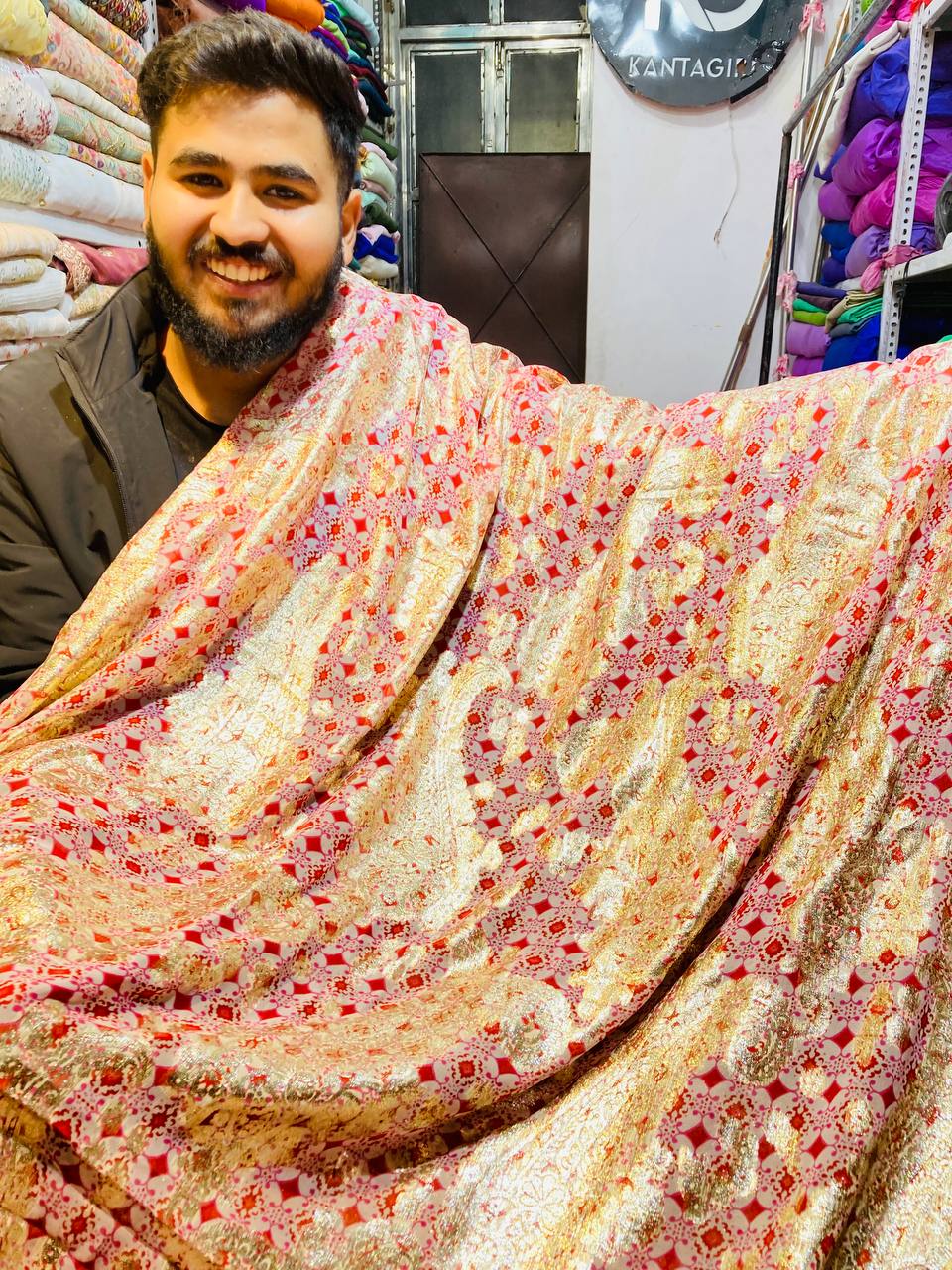 Most Premium Fine Zari Weaving On Pure Vicose Georgette FABRIC