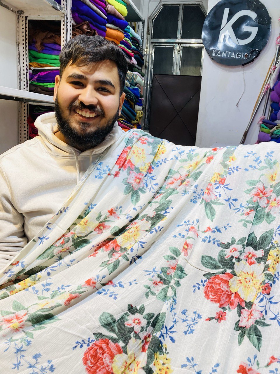 Most Premium Pure Export Quality Modal Rayon Crepe FABRIC - Printed (Big WIDTH!!)