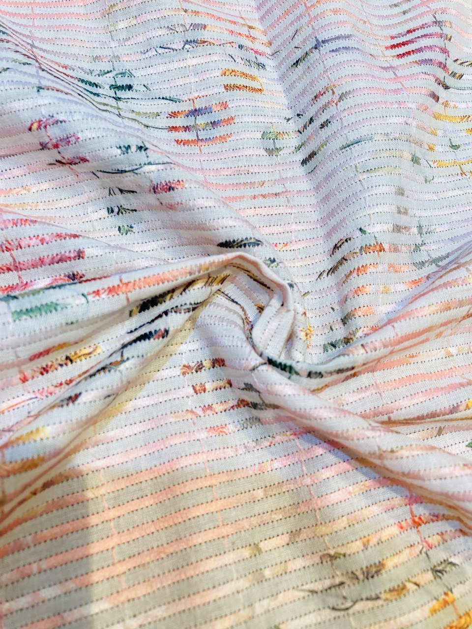 Most Premium Cotton 80*80 Lakhnawi Chikankari FABRIC