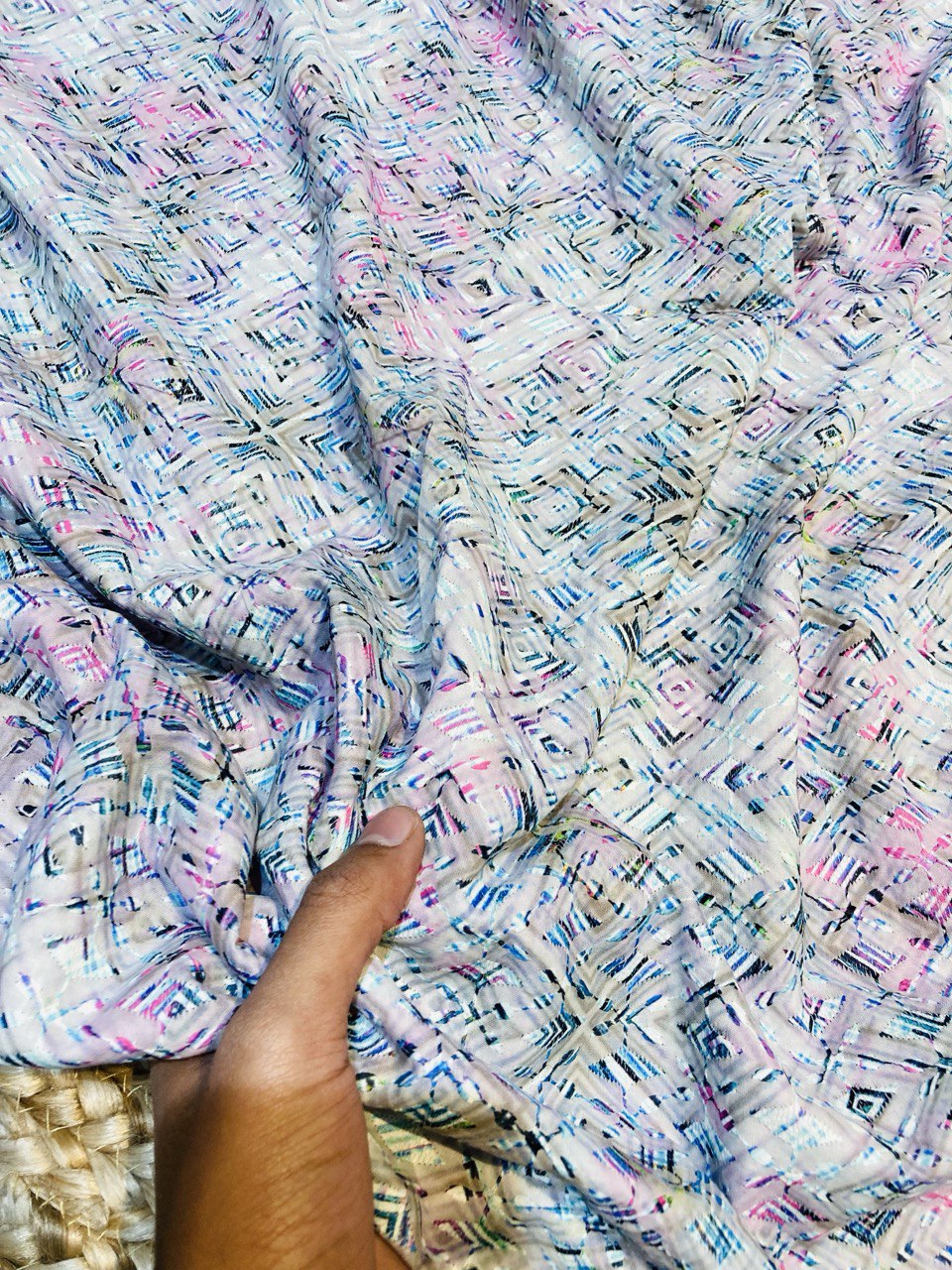 Most Premium Fine Lakhnawi Chikankari Work On Pure Cotton 80*80 FABRIC