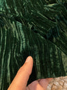 (Cut Piece SALE Fabric) Premium Imported Crushed Velvet FABRIC (Cut SIZE: 1.70 Meter)
