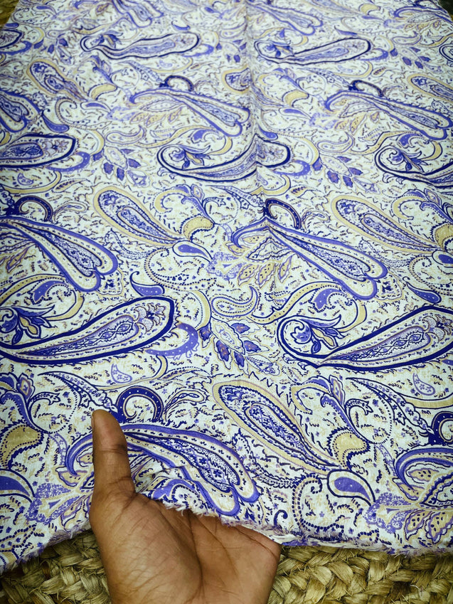 Cut Piece SALE- Premium Pure Designer COTTON PRINTED FABRICS IN SALE - Cut SIZE 0.60 Meter