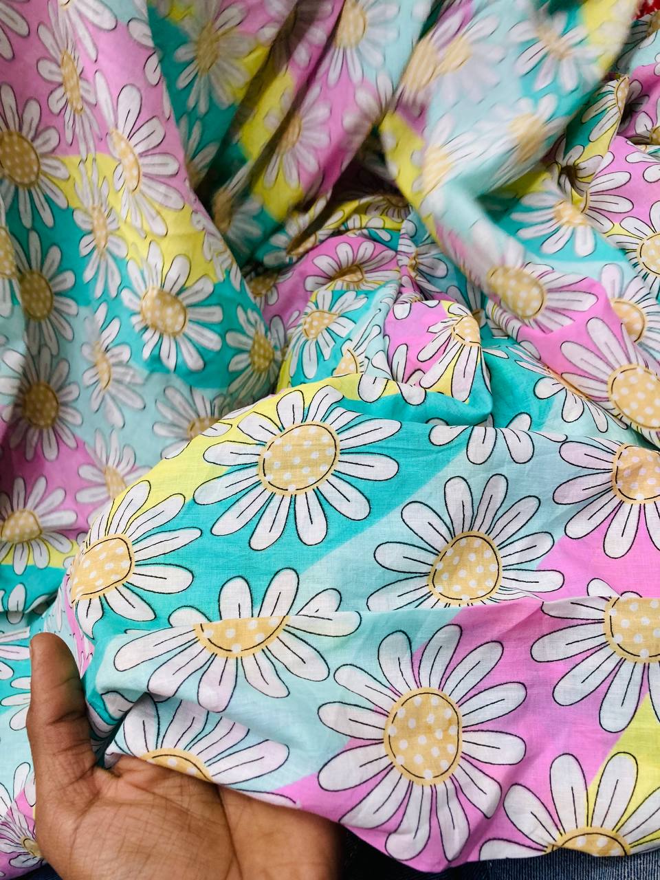 Cut Piece SALE- Premium Pure Designer COTTON PRINTED FABRICS IN SALE - Cut SIZE 2 Meter