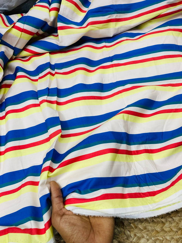 Cut Piece SALE- Premium Pure Designer COTTON PRINTED FABRICS IN SALE - Cut SIZE 2.95 Meter