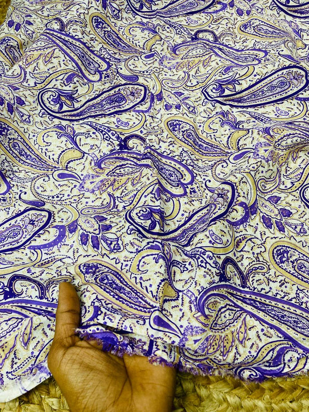 Cut Piece SALE- Premium Pure Designer COTTON PRINTED FABRICS IN SALE - Cut SIZE 0.65 Meter
