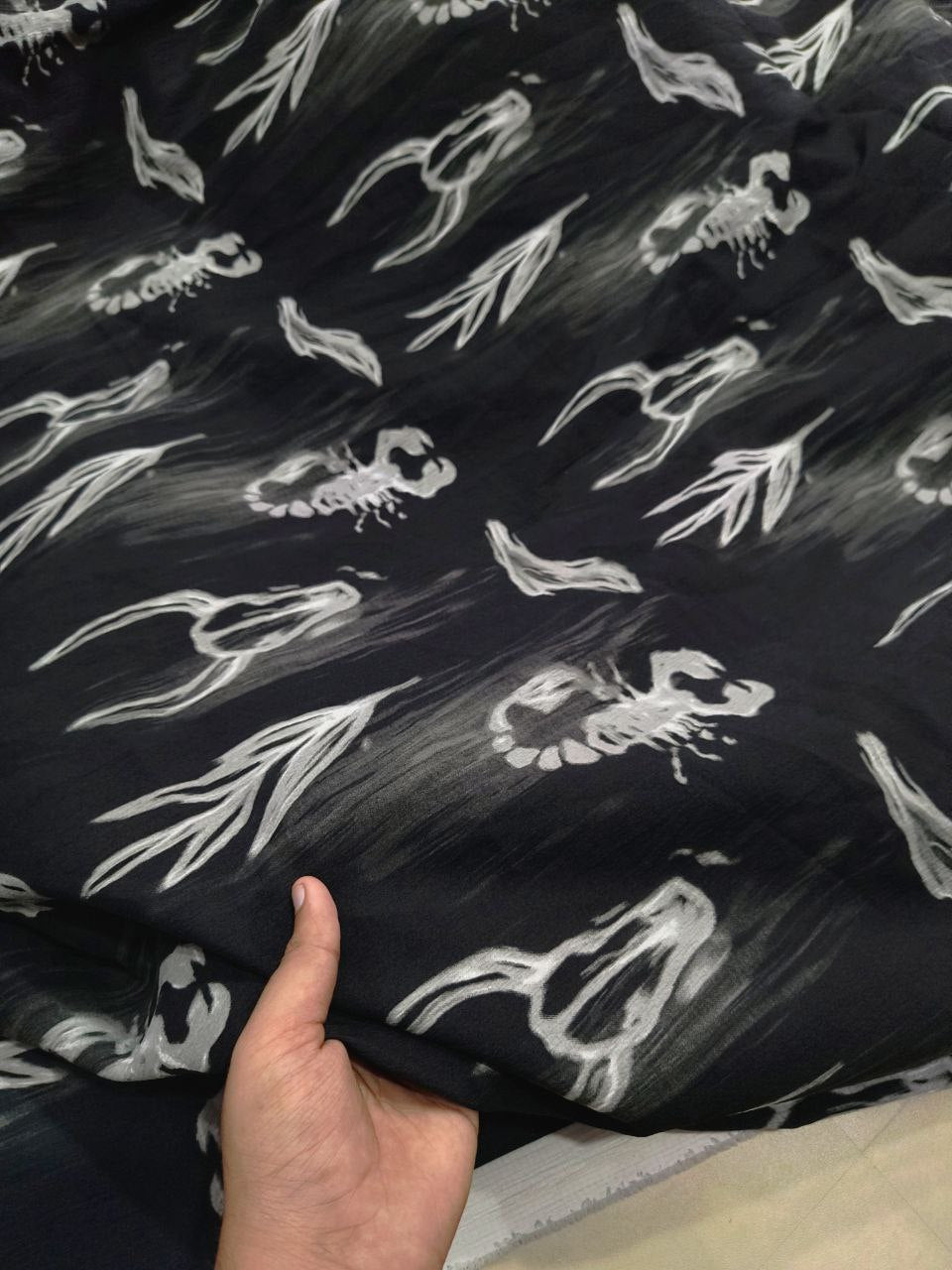 Premium Pure Imported Double Crepe FABRIC Digital Printed (Big WIDTH!!)