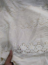 Premium Fine Hakuba Chikankari Embroidery On Pure Cotton FABRIC