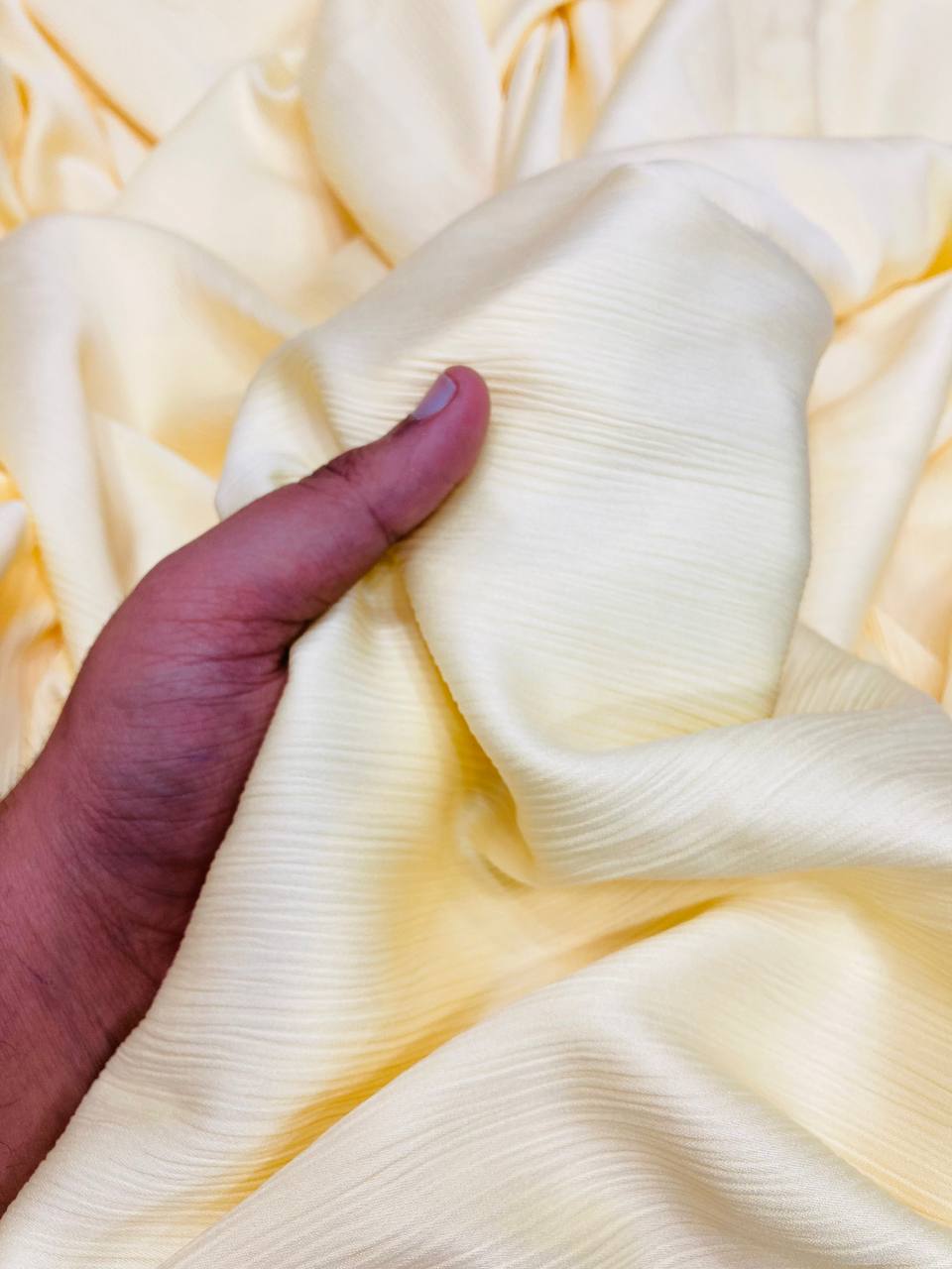 Most Premium Branded Imported Crushed Fabric (Big WIDTH!!)