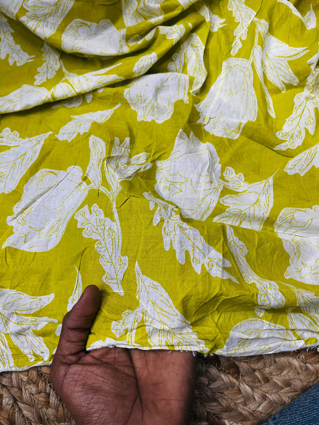 Cut Piece SALE- Premium Pure Designer COTTON PRINTED FABRICS IN SALE - Cut SIZE 0.90 Meter