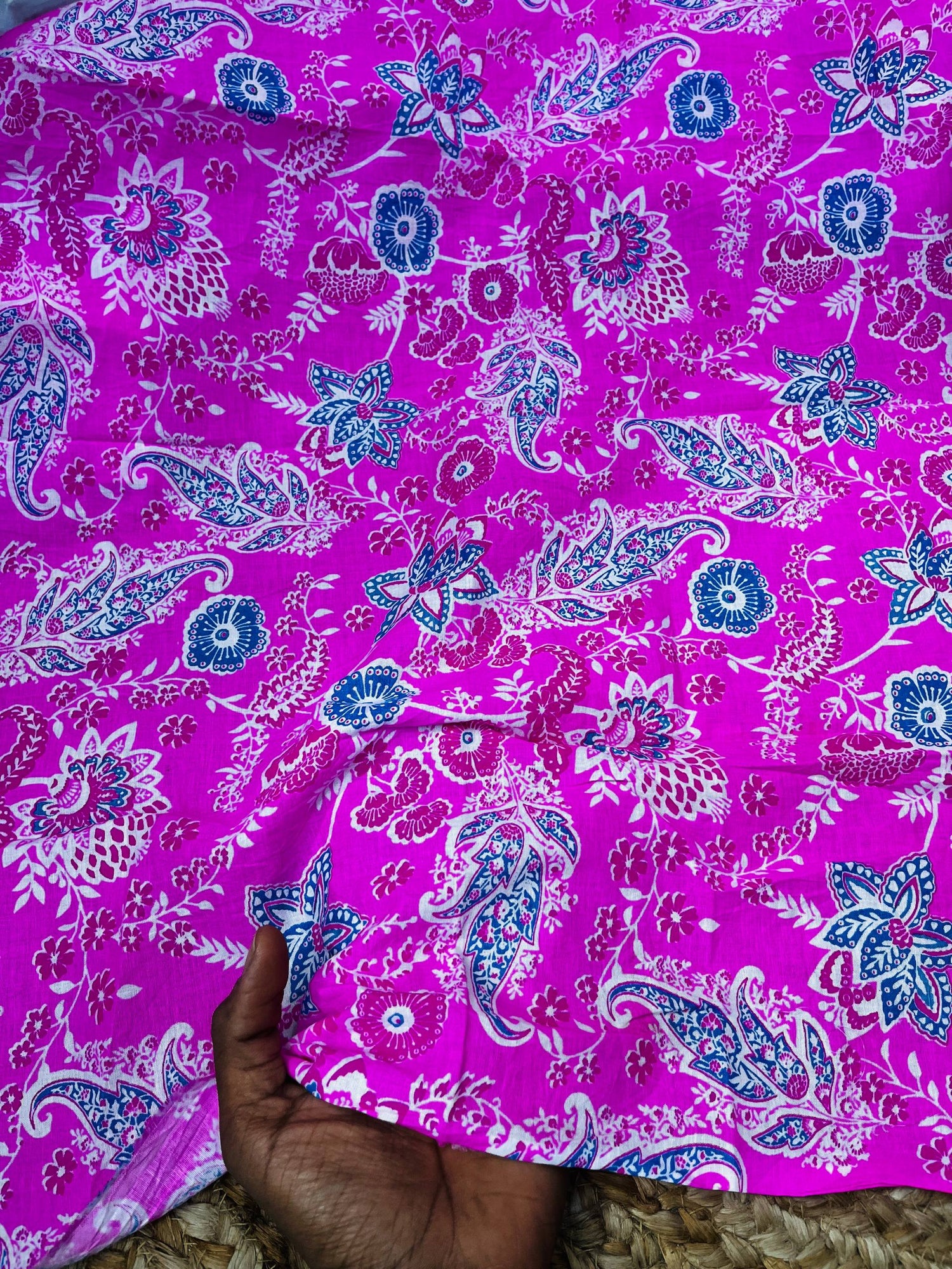 Cut Piece SALE- Premium Pure Designer COTTON PRINTED FABRICS IN SALE - Cut SIZE 1 Meter