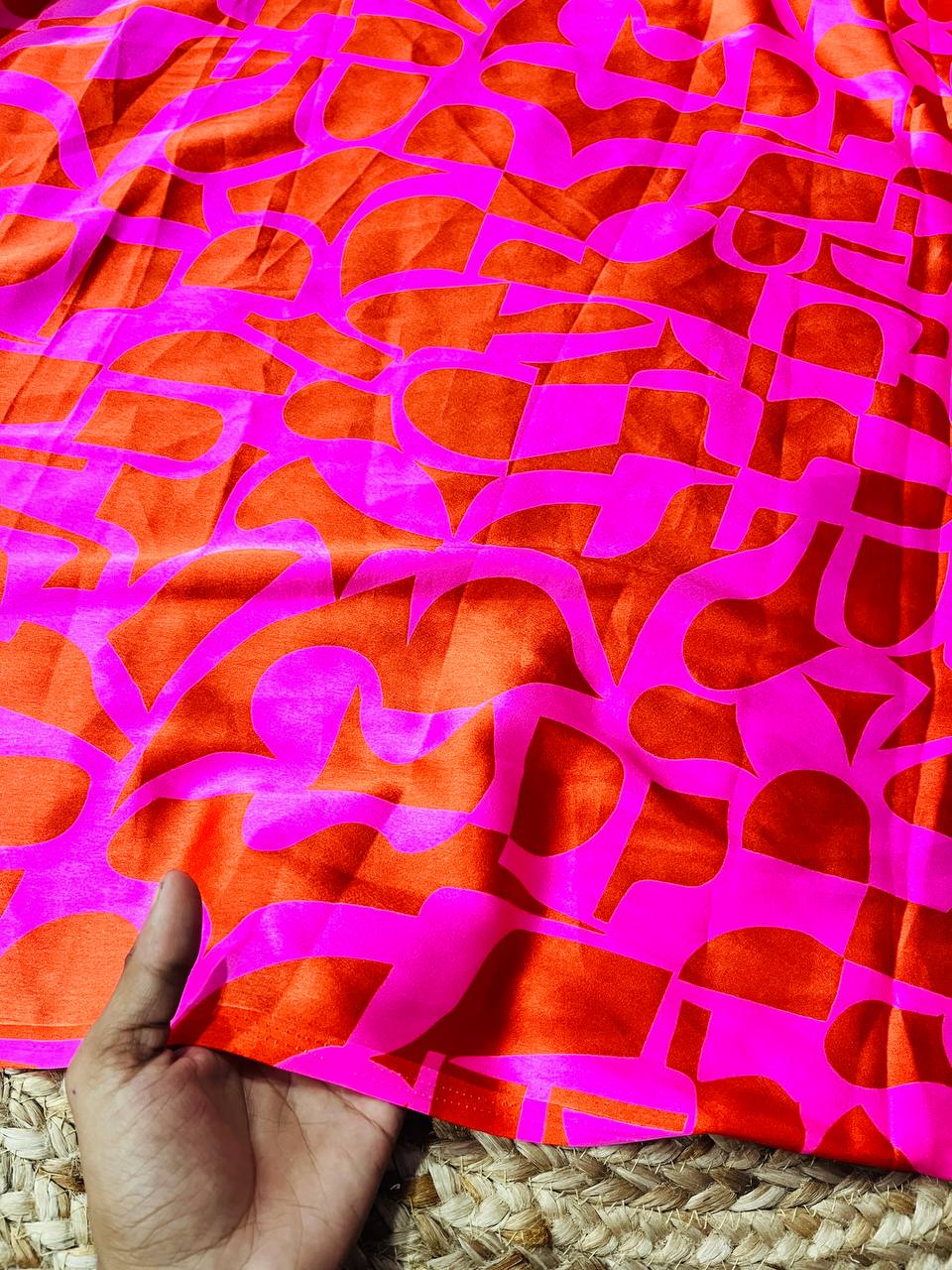 Cut Piece SALE- Premium Pure Designer FABRICS IN SALE - Cut SIZE: 3.55 Meter