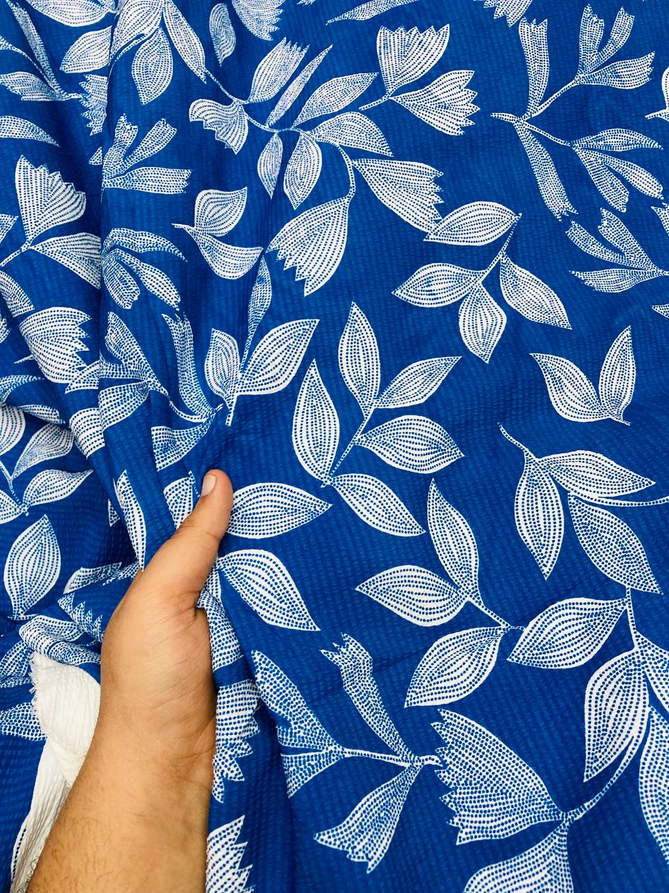 Most Premium Pure Bubble Printed Crepe FABRIC (Big WIDTH!!)
