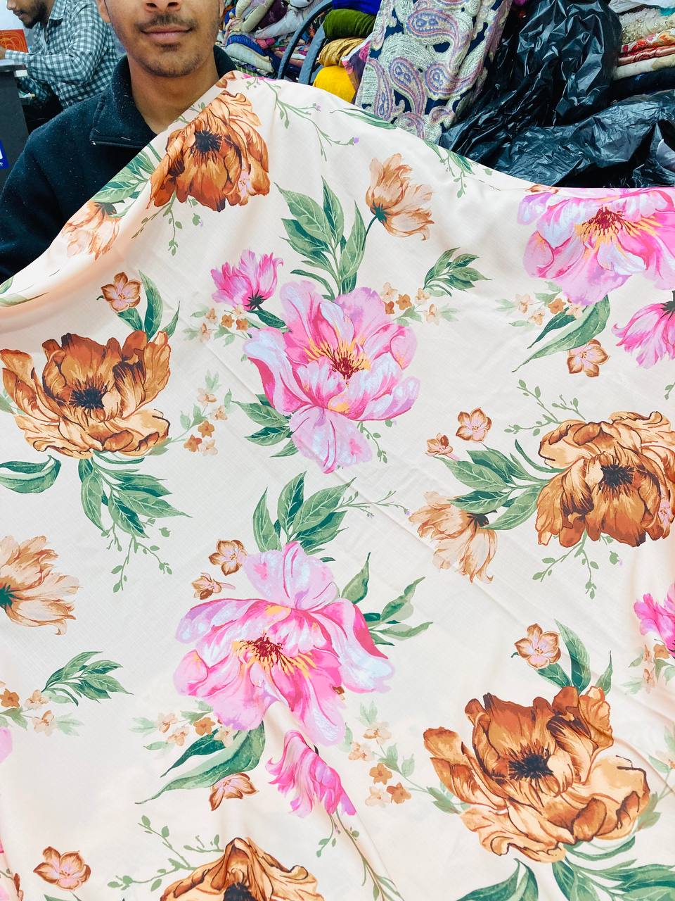 Most Premium Pure Modal Cotton Printed FABRIC (Big WIDTH!!)